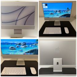 Apple iMac 24" with Apple M1 chip - 4.5K Retina Display - 8GB Memory / 256GB SSD in great condition.