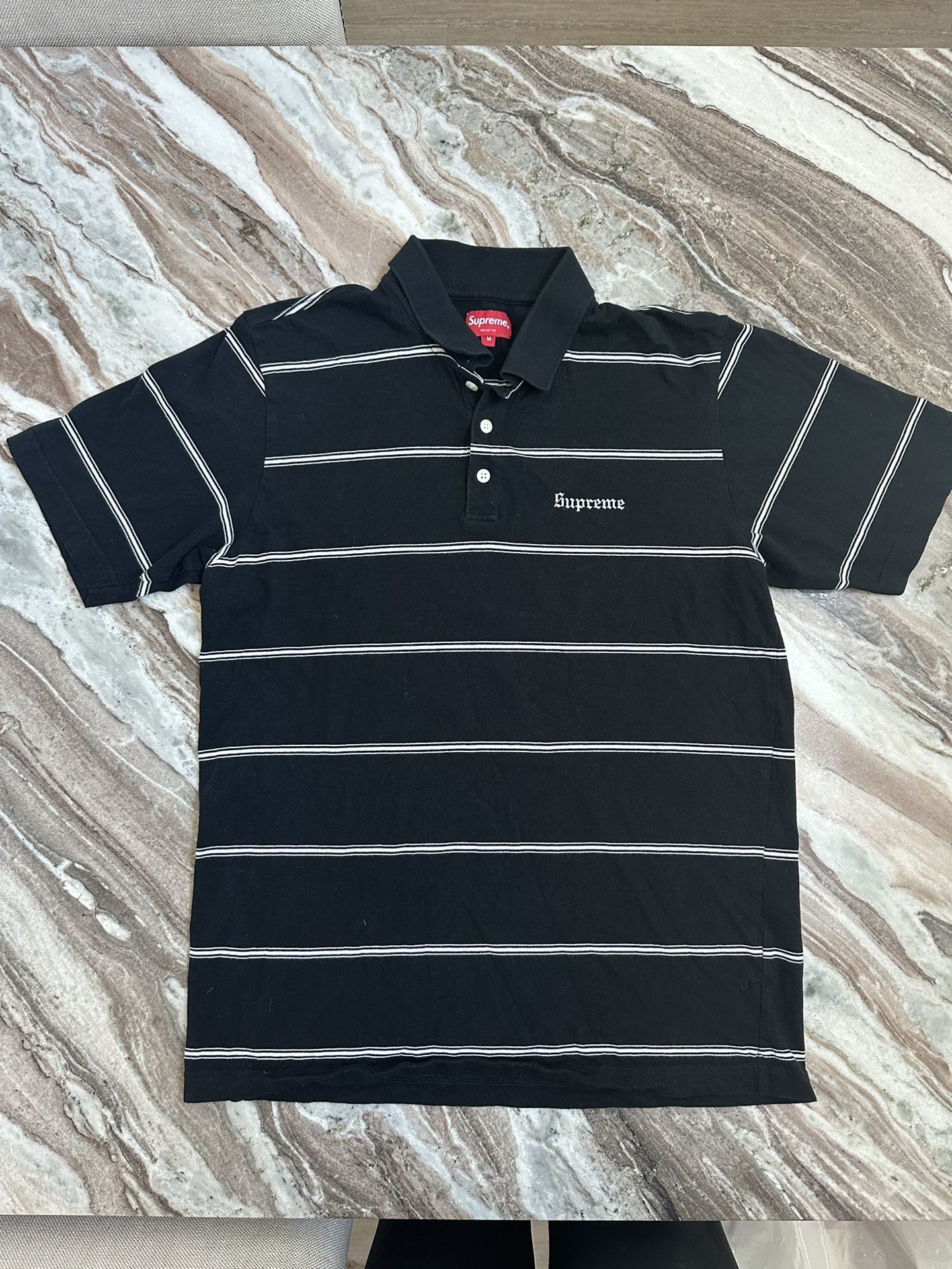 Supreme Striped polo SS17 Vintage