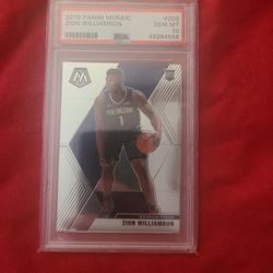 Zion Williamson 2019 Mosaic Gem Mint 10 Rookie Card 
