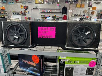 Kickers 12” comp VR in truck box