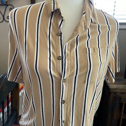 Striped Blouse Top