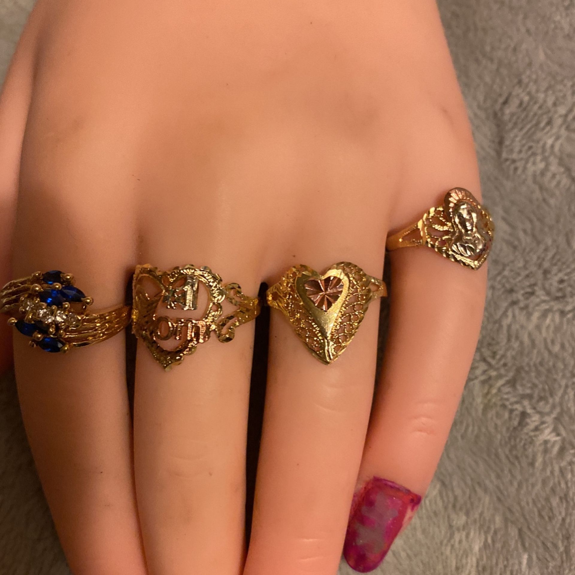 Brand New Women And Youth Rings Size 6-7 $175-225 14K