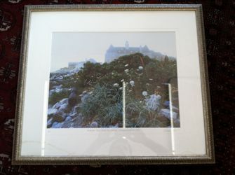 Richard Benjamin Morning Mist Over The Towers Narragansett R.I. 24"x28" Limited Ed. Framed Photo Print 3/100 Signed