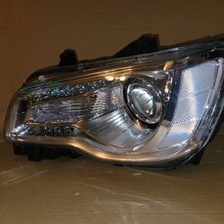 2015 2016 2017 2018 2019 2020 CHRYSLER 300  CHROME LEFT HEADLIGHT HALOGEN OEM