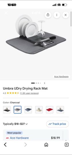 Dish drain mat with under cloth included