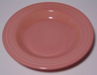 1986 Homer Laughlin China Co. Rose Pink: Fiesta Large Rim