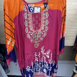 Pink Color Kurta With Dupatta Available On Special Sale 