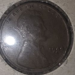 1944 D over S Wheat. 