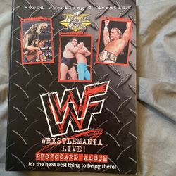 WWF WWE Wrestlemania Live Photo cards Album 