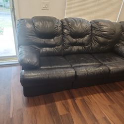 Sectional Leather Pull Out Couch With Pull Out Bed