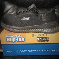 Skecher's Steel Toe Safety Shoes, Size 11women  9 M
