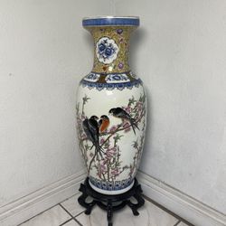 Chinese Decorative Vase-($150 with stand )