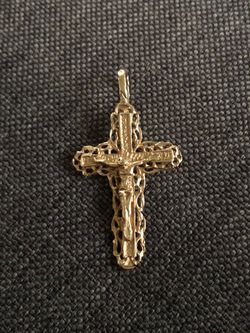 14k Gold Cross Pendant