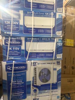 Split Aircondition units price ranges from $650 to $850 for indoor  and out units