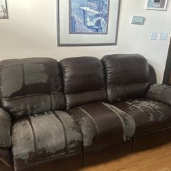 Reclining Sofa And Loveseat 