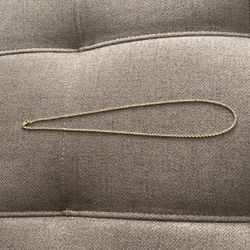 Solid Gold Rope Chain 