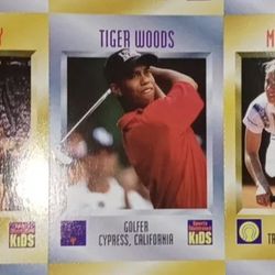 1996 Tiger Woods Rookie Magazine Sports Illustrated For Kids - RARE