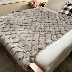 Ugg faux best sale fur blanket