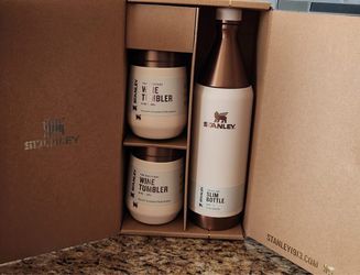 Limited Edition ! Stanley Luxe | All Day Wine Set | 34 OZ &  10 OZ Gilded Sugar