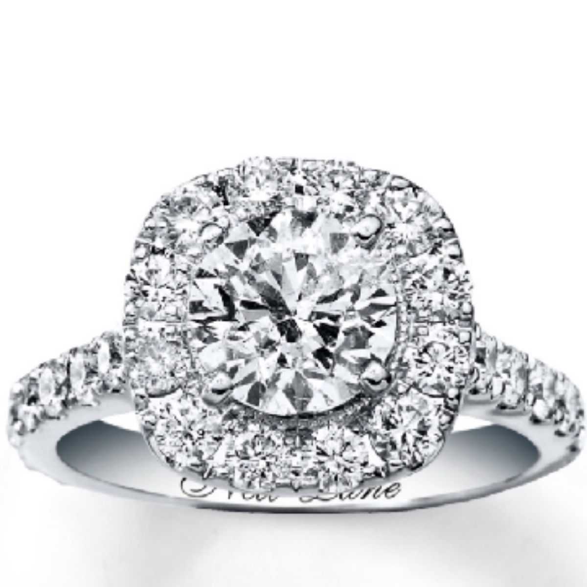 Neil Lane Engagement Ring 2- 3/4 ct tw Diamonds 14K White Gold