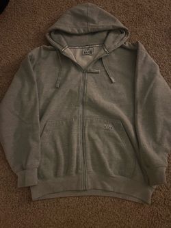 Grey proclub zip up hoodie