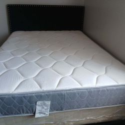 Full Mattress And Frame W/ Headboard