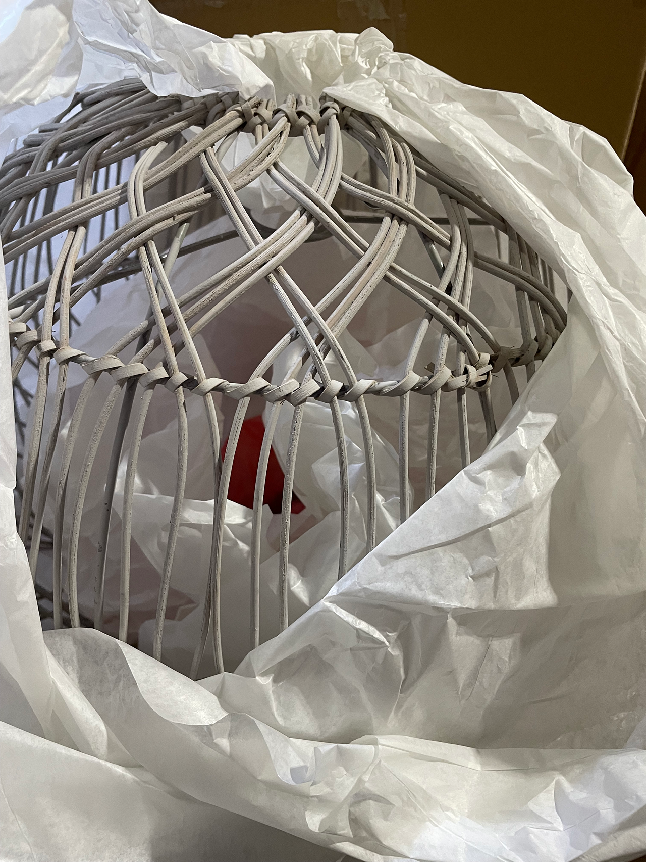 Oasis Grey Rattan Pendant Light