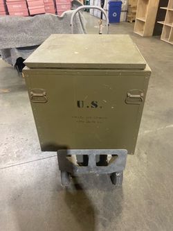 Vintage U.S. Military Insulated Ice Storage Chest – Auto Skate Co. – Heavy Duty