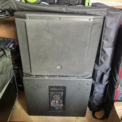 JBL SRX818P Powered Subwoofers (Pair)