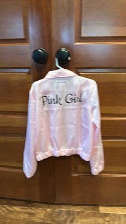 Girls Pink Lady/Girl Jacket with belt and neck scarf