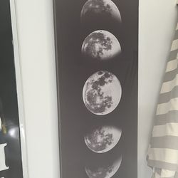 Moon Black & White Wall Artwork