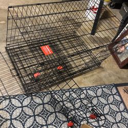 foldable kong dog cage 35”x11.5”x11.5”