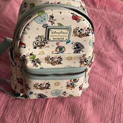 Loungefly Disney Mickey Mouse Runaway Railroad Backpack Park