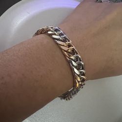 14k gold plated  braceelet