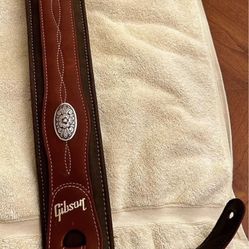 Gibson Austin Leather Guitar Strap