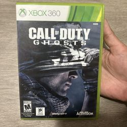 CALL OF DUTY GHOSTS XBOX 360 $15