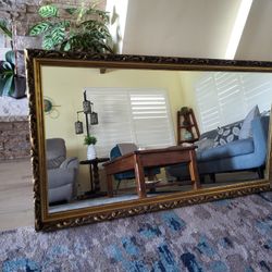 Mid Century Wall Mirror Extra Large