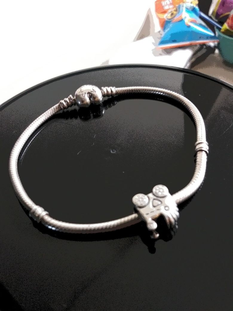 Pandora bracelet with one charm