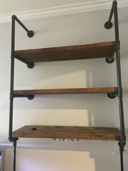 Metal Pipe Shelf
