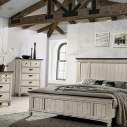 New Queen Complete Bedroom Set