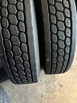 11R22.5. $150 pick up  $175 installed each