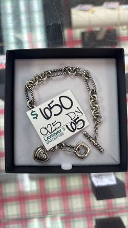 David Yurman Heart Charm Bracelet