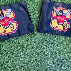 2. Colton ♥️💛🐝 Automobiles window  Flags size 18”x12”