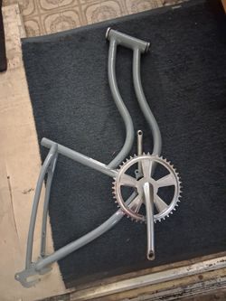Vintage 20"" schwinn fair lady frame and cranks project