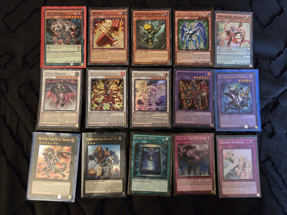 Yugioh Trading Card Lot Of 15. TCG. HOLO! HITS! Mixed Lot.