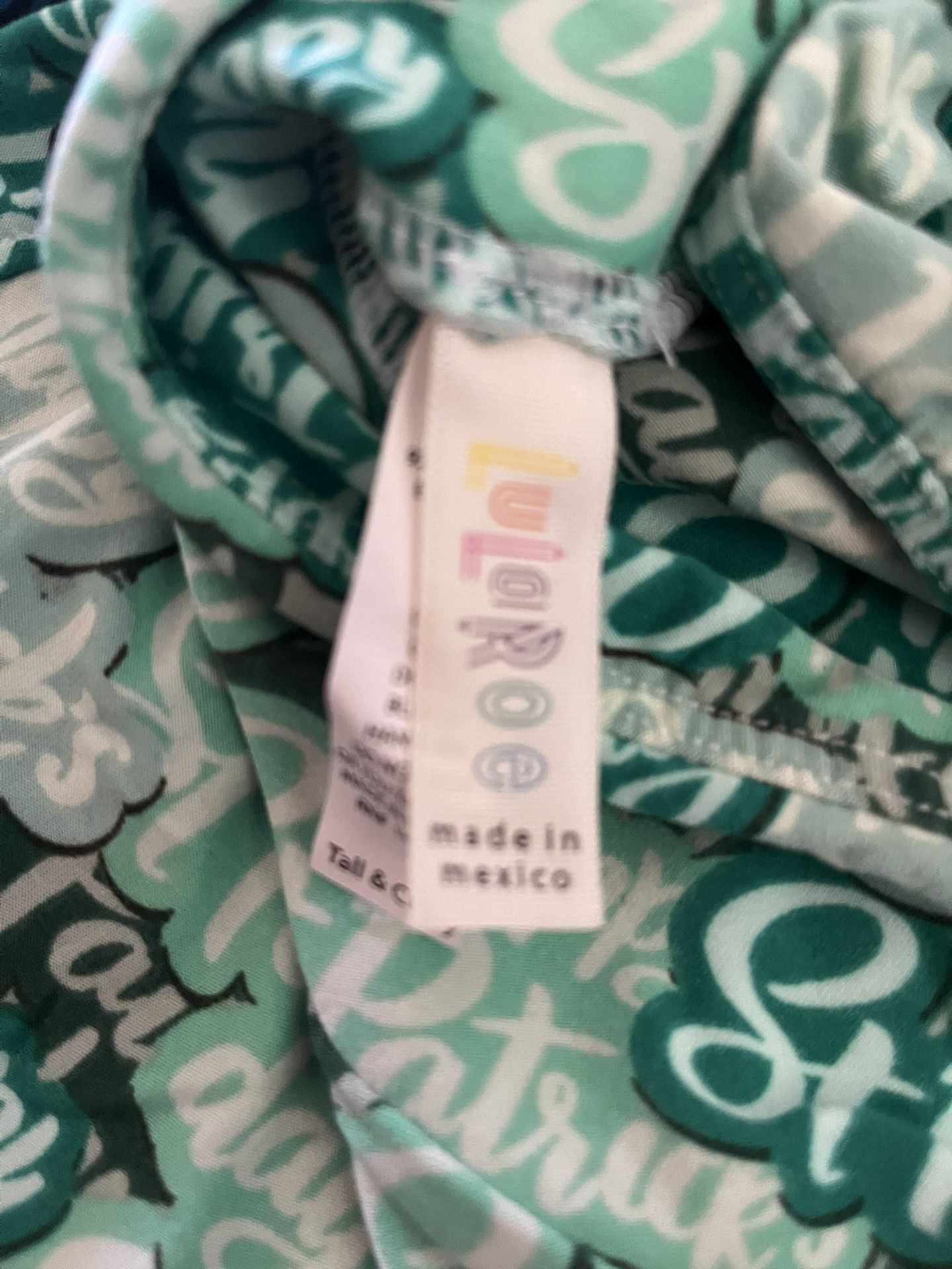 5 Pairs Of Lularoe Tall And Curvy leggings