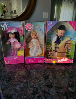VINTAGE BARBIE KELLY SHELLEY JESTER JENNY NEW