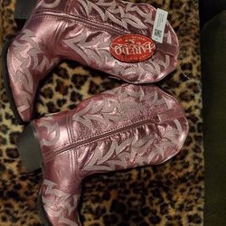 Laredo Dream Girl Pink Cowgirl Boots