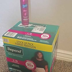 Depends And Suave Mousse 