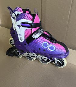 Girls Roller Blades Adjustable Size